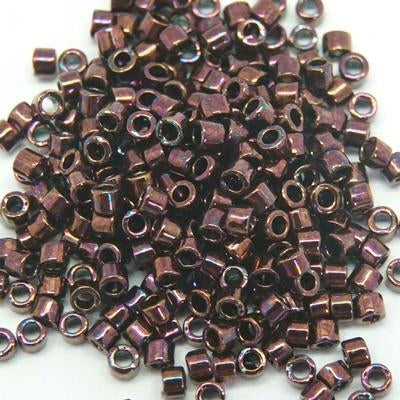 DB022 11/0 Metallic Bronze Miyuki Delica Seed Beads Tube - Goody Beads