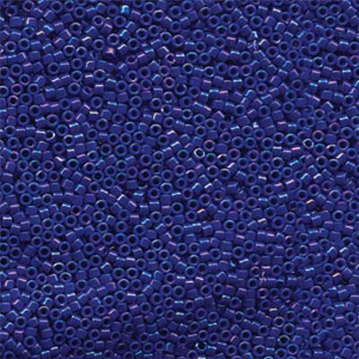 DB216 11/0 Opaque Royal Blue Luster Miyuki Delica Seed Beads Tube - Goody Beads