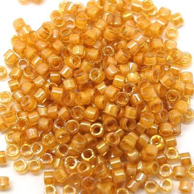 DB272 11/0 Topaz Yellow AB Miyuki Delica Seed Beads Tube - Goody Beads