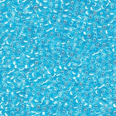 11-918 Silver Lined Light Blue Miyuki Seed Beads Tube - Goody Beads