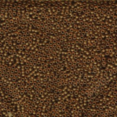 11-9134F Matte Transparent Light Brown Miyuki Seed Beads Tube - Goody Beads