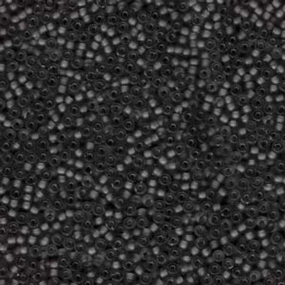 11-9401SF Semi-Matte Black Miyuki Seed Beads Tube - Goody Beads