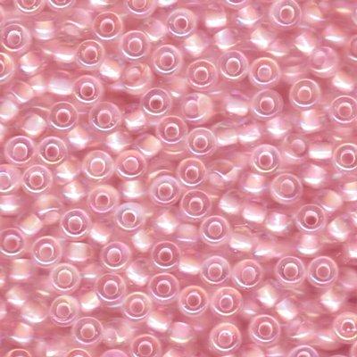 6-9272 Pink Lined Crystal AB Miyuki Seed Beads Tube - Goody Beads