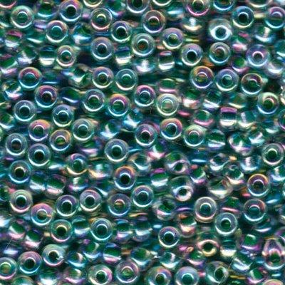 6-9277 Lime Lined Crystal AB Miyuki Seed Beads Tube - Goody Beads