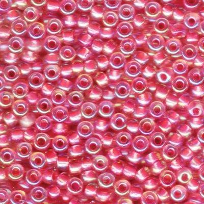 6-9355 Hot Pink Lined Crystal AB Miyuki Seed Beads Tube - Goody Beads