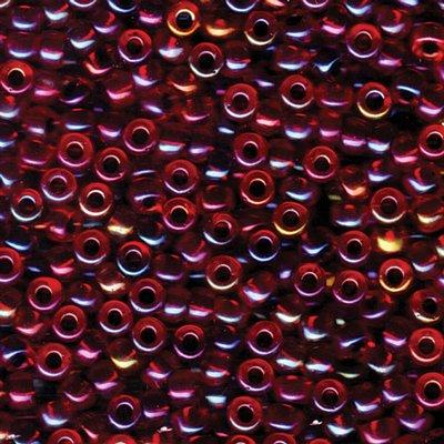 6-9367 Garnet Lined Ruby AB Miyuki Seed Beads Tube - Goody Beads