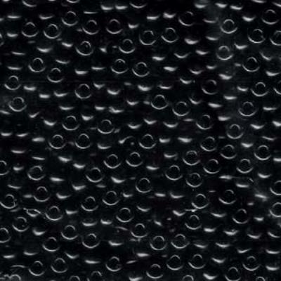 6-9401 Opaque Black Miyuki Seed Beads Tube - Goody Beads