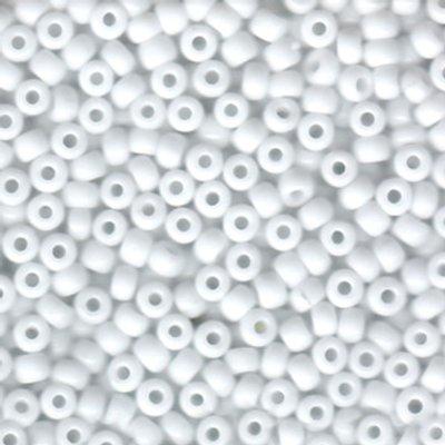 6-9402 Opaque White Miyuki Seed Beads Tube - Goody Beads