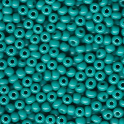 6-9412 Opaque Turquoise Green Miyuki Seed Beads Tube - Goody Beads