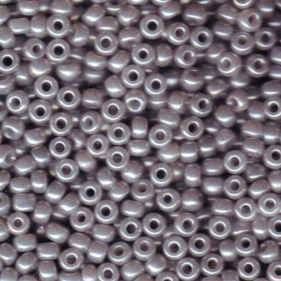 6-9526 Silver Gray Ceylon Miyuki Seed Beads Tube - Goody Beads