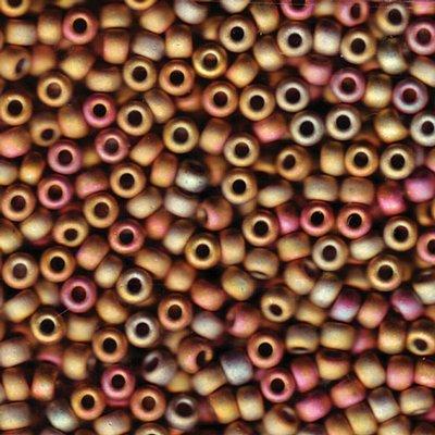 6-92035 Matte Metallic Khaki Iris Miyuki Seed Beads Tube