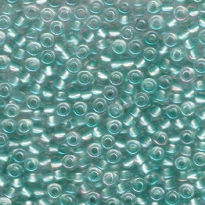 6-92605 Light Teal Lined Crystal Miyuki Seed Beads Tube - Goody Beads