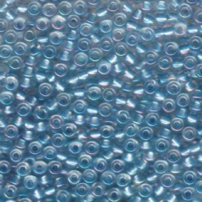 6-92606 Sparkle Sky Blue Lined Crystal Miyuki Seed Beads Tube - Goody Beads