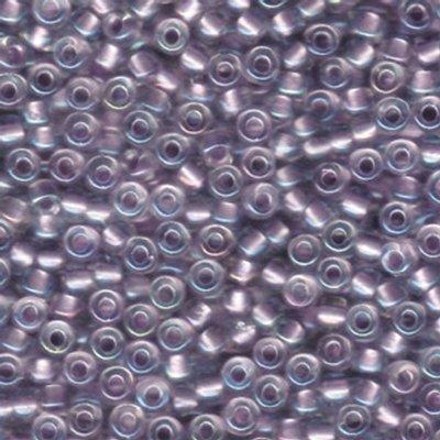 6-92607 Sparkle Purple Lined Crystal Miyuki Seed Beads Tube - Goody Beads