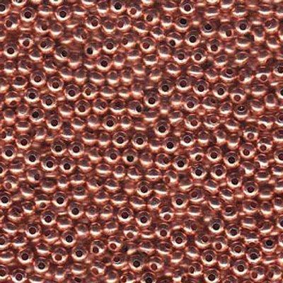 MT11-COP-TB 11/0 Copper Metal Seed Beads Tube