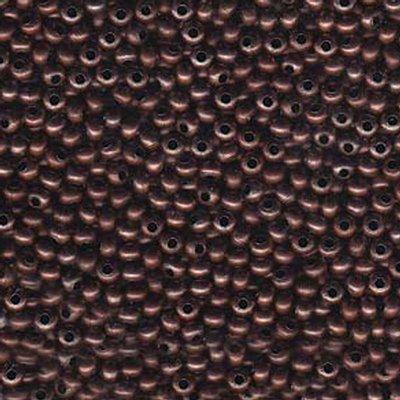 MT6-COPANT-TB 6/0 Antique Copper Metal Seed Beads Tube - Goody Beads