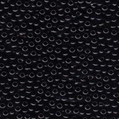 MT8-BLK-TB 8/0 Black Metal Seed Beads Tube