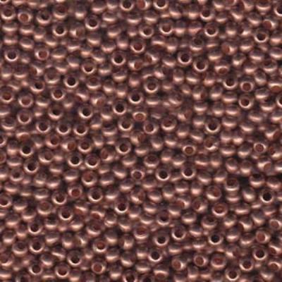 MT6-COPMT-TB 6/0 Matte Copper Metal Seed Beads Tube - Goody Beads