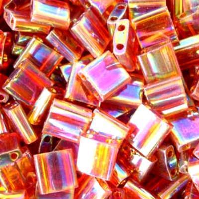 TL257-TB Transparent Topaz AB Tila Beads Tube - Goody Beads