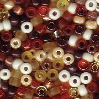 Wheatberry Mix Size 8 Miyuki Seed Beads Tube - Goody Beads