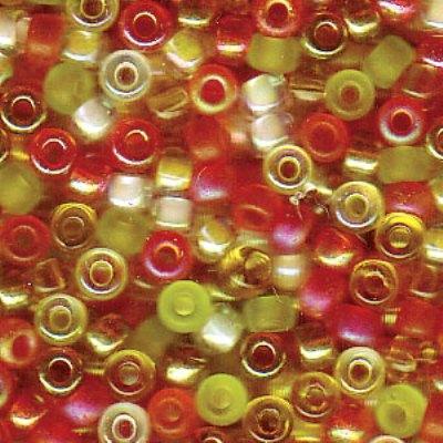 8-9MIX19 Tango Mix Size 8 Miyuki Seed Beads Tube - Goody Beads