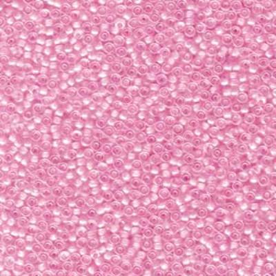 15-92247 Fuchsia Lined Crystal Miyuki Seed Beads Tube - Goody Beads