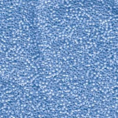 15-92206 Lined Blue AB Miyuki Seed Beads Tube - Goody Beads