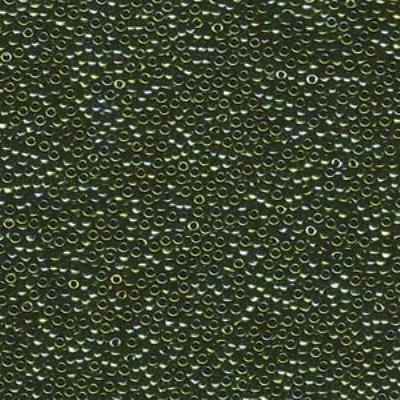 15-92008 Matte Metallic Green Iris Miyuki Seed Beads Tube - Goody Beads