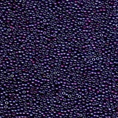 15-91899 Metallic Midnight Purple Miyuki Seed Beads Tube - Goody Beads