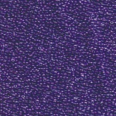 15-91558 Sparkle Violet Lined Crystal Miyuki Seed Beads Tube - Goody Beads