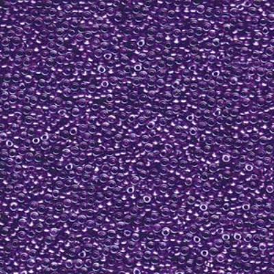 15-91531 Sparkle Purple Lined Crystal Miyuki Seed Beads Tube - Goody Beads