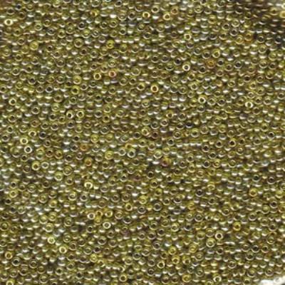 15-91889 Transparent Gold/Olive Luster Miyuki Seed Beads Tube - Goody Beads