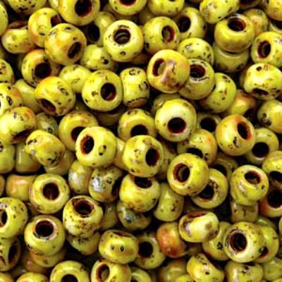 6-94512 Picasso Canary Yellow Matte Miyuki Seed Beads Tube - Goody Beads