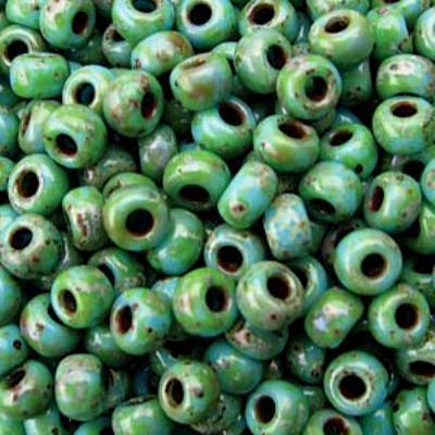 6-94514 Picasso Seafoam Green Matte Miyuki Seed Beads Tube - Goody Beads