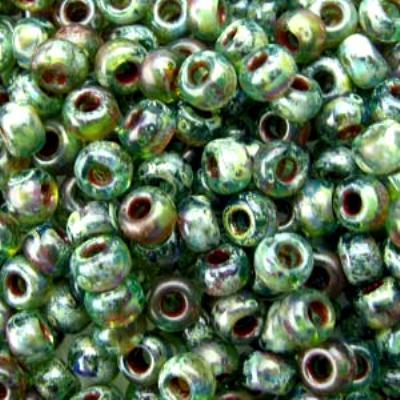 8-94506 Picasso Olivine Transparent Miyuki Seed Beads Tube - Goody Beads