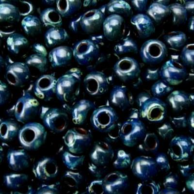 8-94516 Picasso Montana Blue Matte Miyuki Seed Beads Tube - Goody Beads