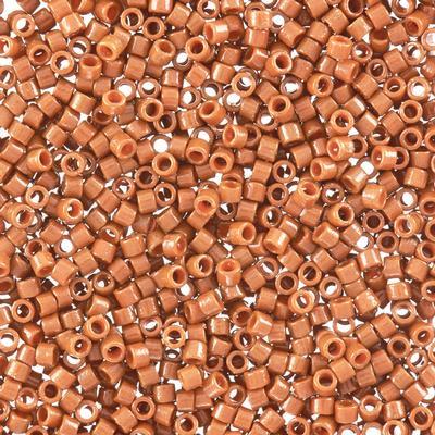 DB2107 11/0 Cedar Duracoat Opaque Dyed Delica Seed Beads Tube - Goody Beads