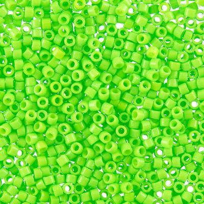 DB2121 11/0 Kiwi Duracoat Opaque Dyed Delica Seed Beads Tube - Goody Beads