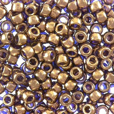 MTB07-00030-90215 Crystal Gold 7/0 Matubo Czech Glass Seed Beads - Goody Beads