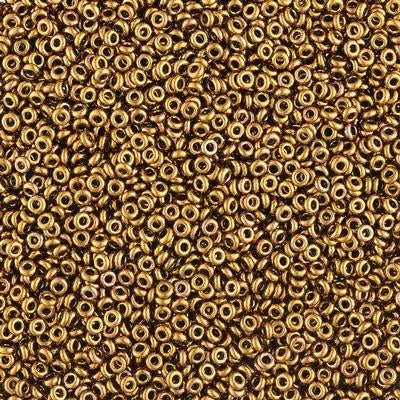 2.2mm Antique Bronze 11/0 TOHO Demi Round Seed Beads - Goody Beads