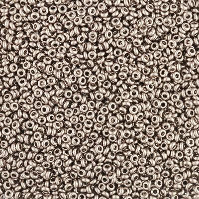 2.2mm Nickel 11/0 TOHO Demi Round Seed Beads