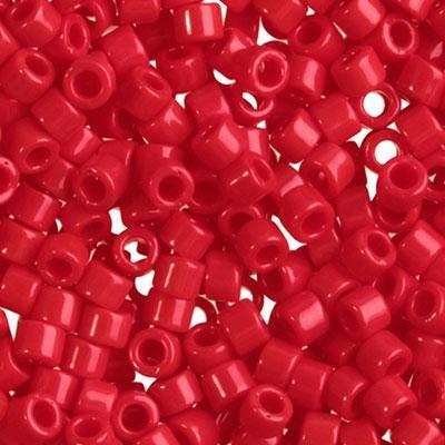 DB723 11/0 Opaque Dark Cranberry Delica Seed Beads Tube - Goody Beads