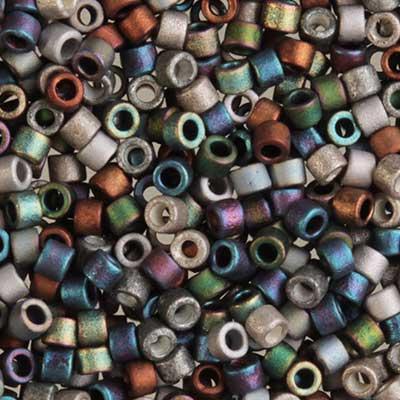 DB-MIX24 11/0 Heavy Matte Mix Delica Seed Beads Tube