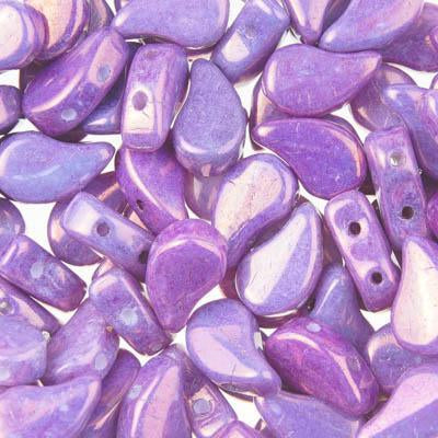 PD8503000-15726 Purple Vega Paisley Duo Two Hole Czech Seed Beads Tube - Goody Beads