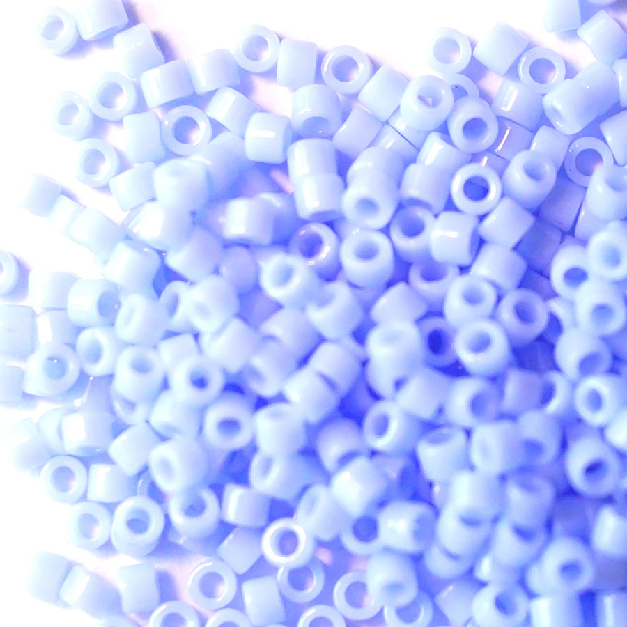 DB1137 Opaque Agate Blue 11/0 Delica Seed Beads Tube - Goody Beads