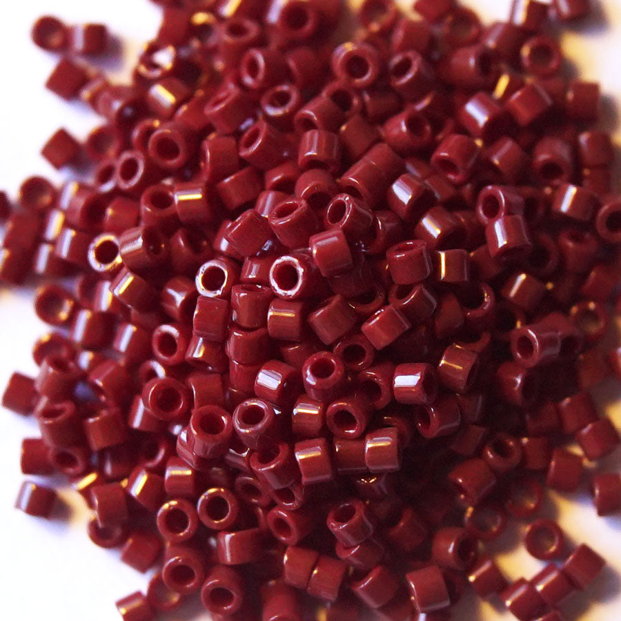 DB1134 Opaque Currant 11/0 Delica Seed Beads Tube - Goody Beads