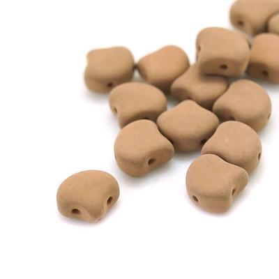 Bondeli Cocoa Matubo Ginkgo Two Hole Czech Seed Beads Tube - Goody Beads