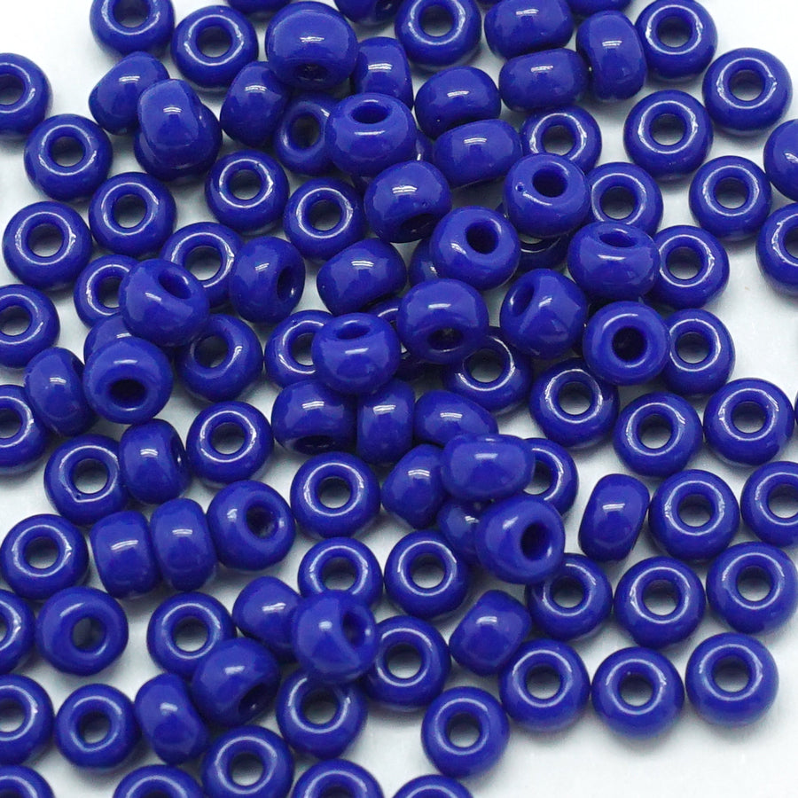 6-9414 Opaque Cobalt 6/0 Seed Beads Tube - Goody Beads