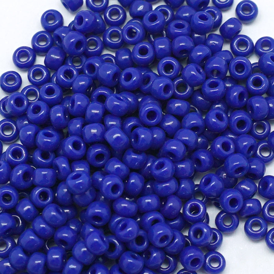 8-9414 Opaque Cobalt 8/0 Seed Beads Tube - Goody Beads