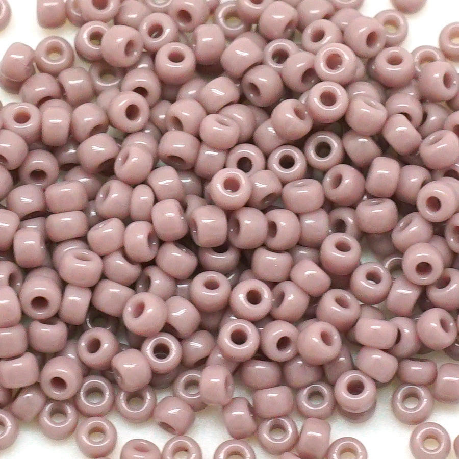 8-9410 Opaque Mauve 8/0 Seed Beads Tube - Goody Beads